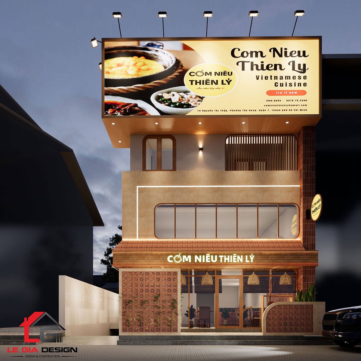 LÊ GIA DESIGN luôn đem đến sự thẩm mỹ sang trọng cho từng công trình