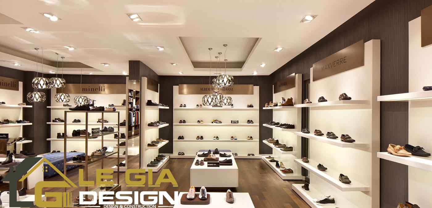 tổng thể không gian cửa hàng sau khi bàn giao