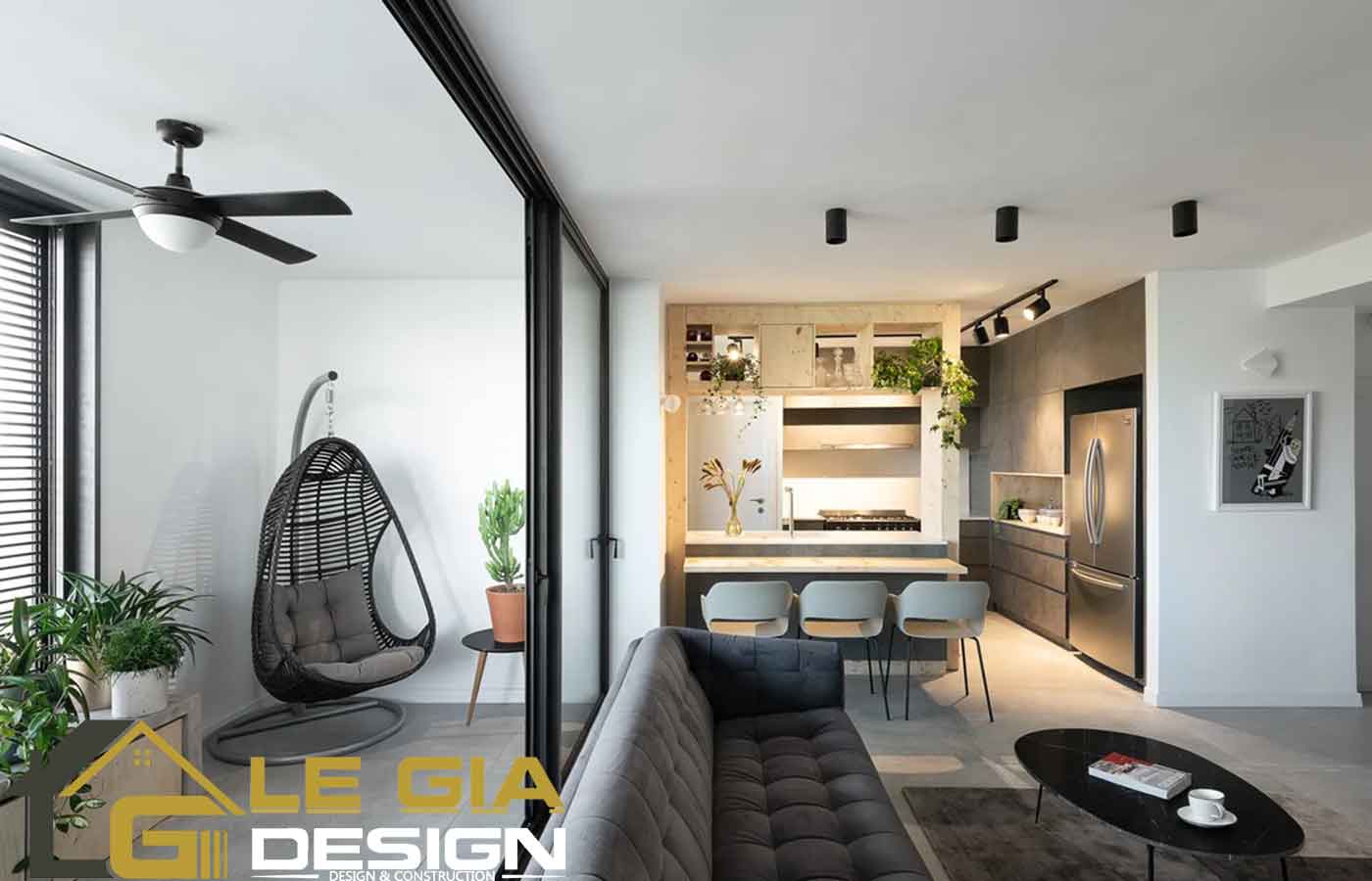 Thiết kế nội thất chung cư tối ưu ánh sáng và không gian