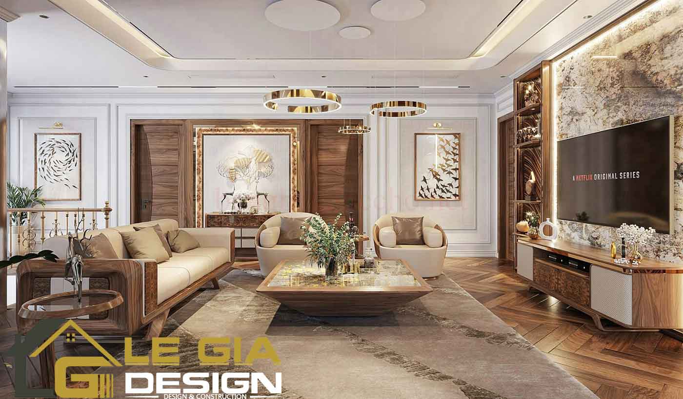 Báo giá thi công nội thất trọn gói nhà phố cao cấp, minh bạch từ Lê Gia Design.