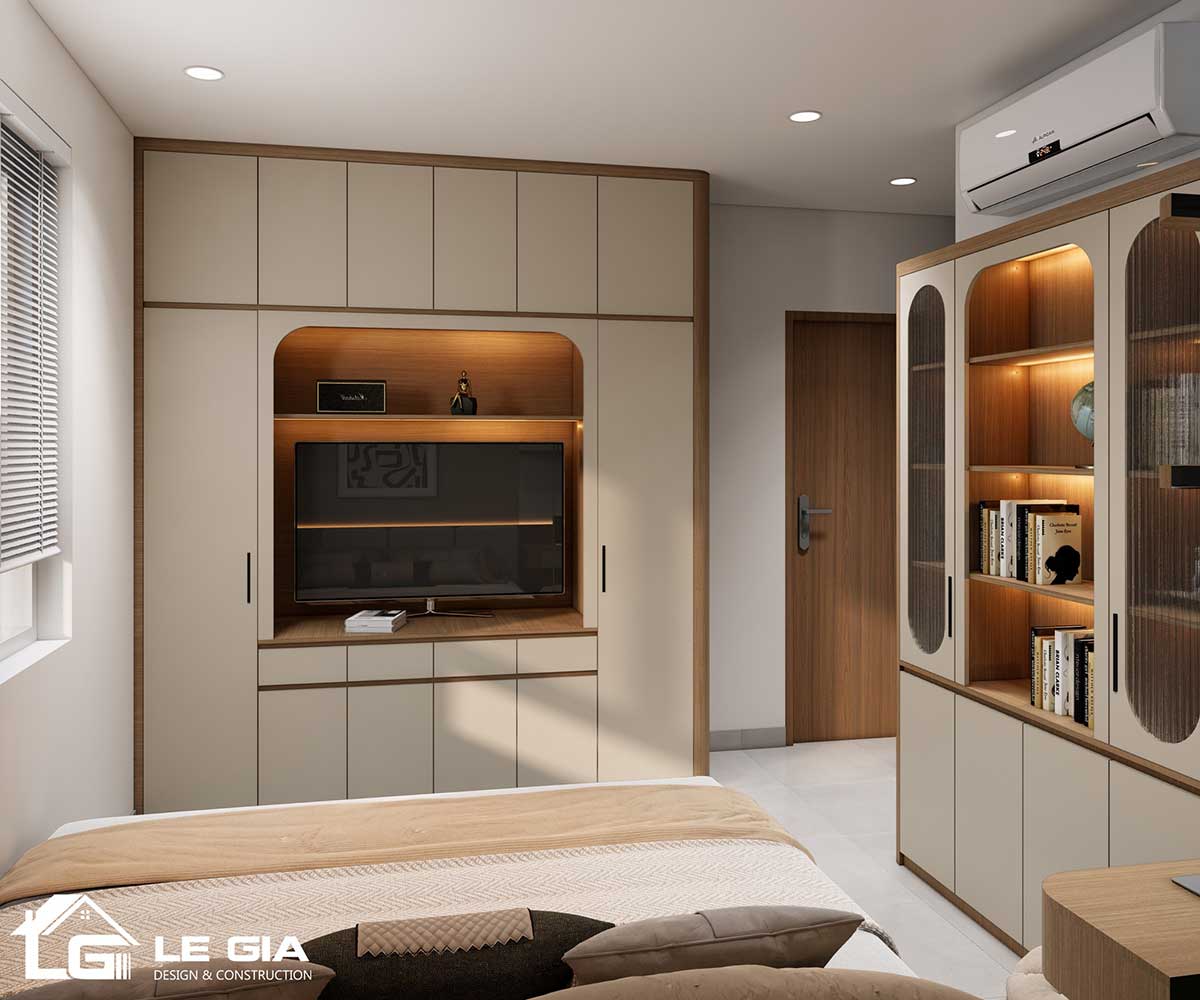 Tara Residence – Thiết kế nội thất phong cách Modern Cozy - phòng ngủ