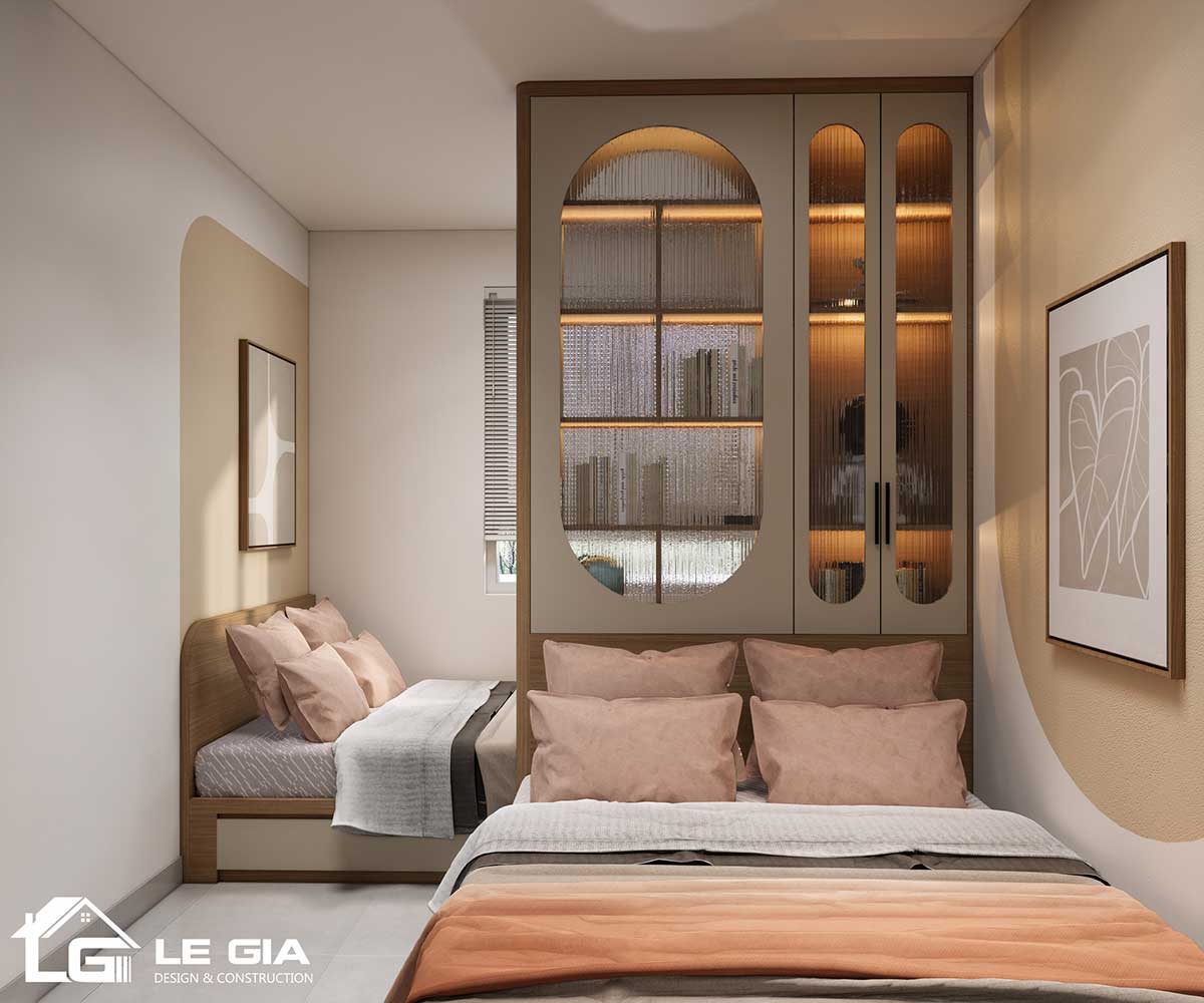 Tara Residence – Thiết kế nội thất phong cách Modern Cozy - phòng ngủ