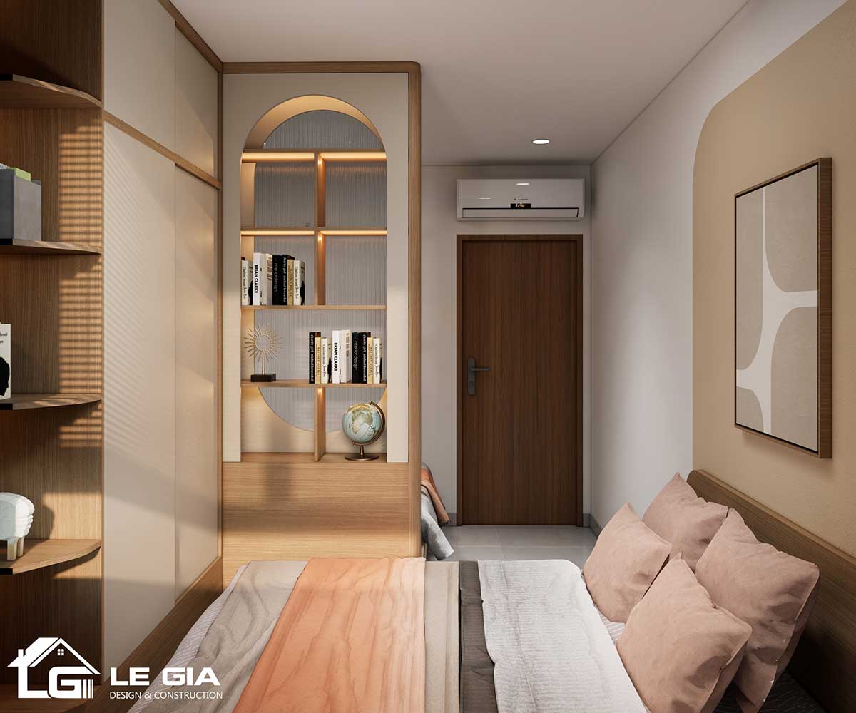 Tara Residence – Thiết kế nội thất phong cách Modern Cozy - phòng ngủ