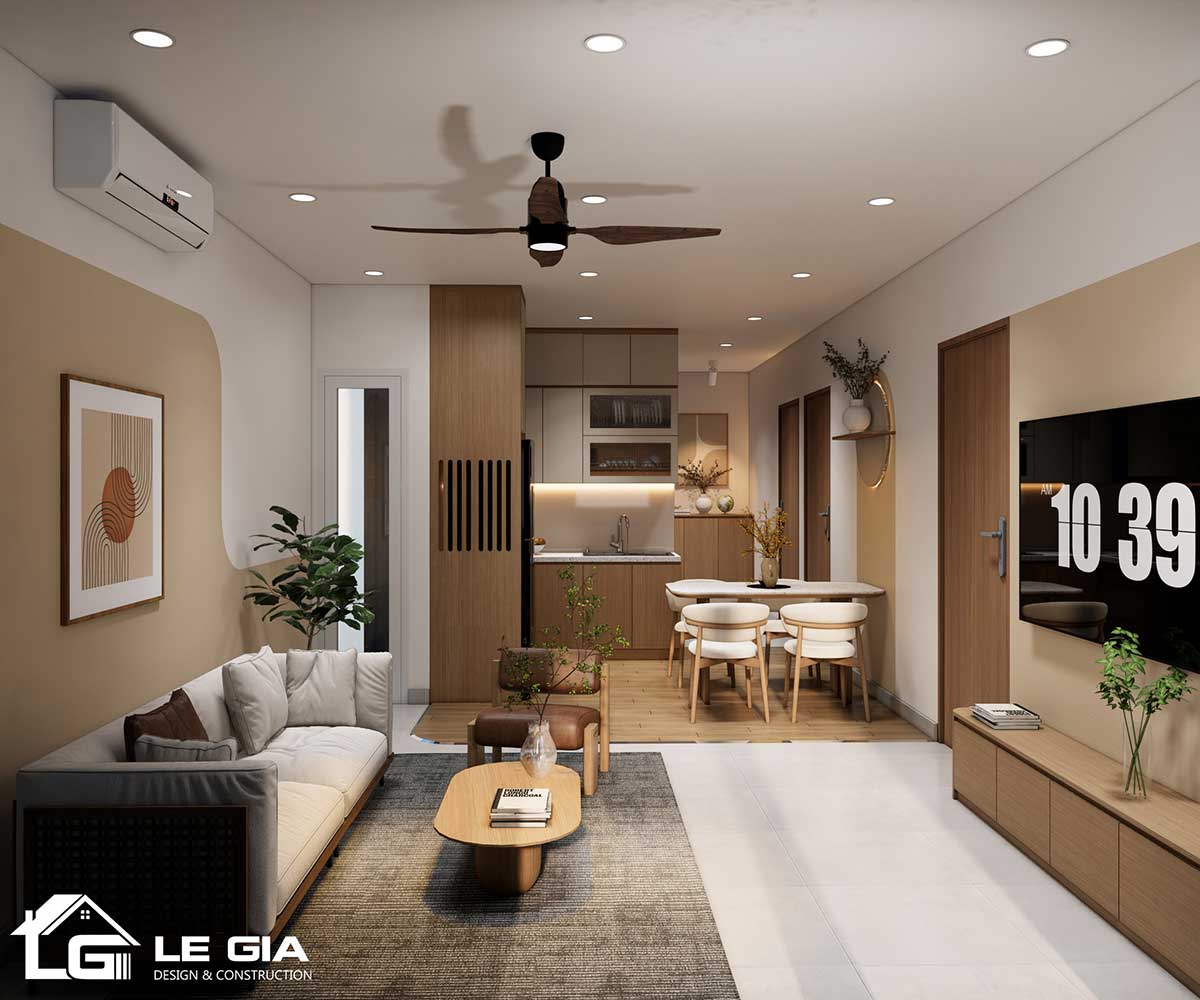 Tara Residence – Thiết kế nội thất phong cách Modern Cozy - phòng bếp