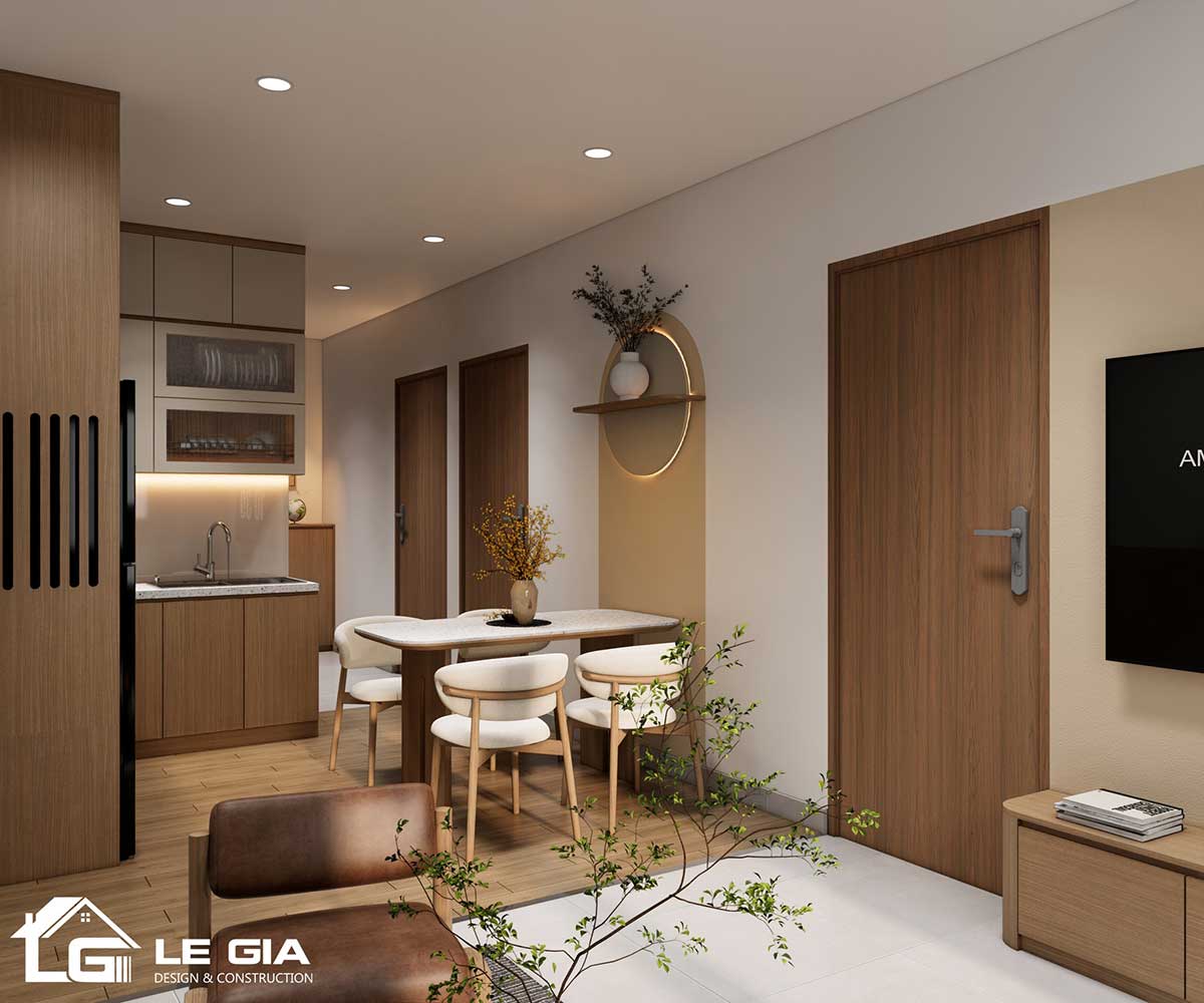 Tara Residence – Thiết kế nội thất phong cách Modern Cozy - phòng bếp