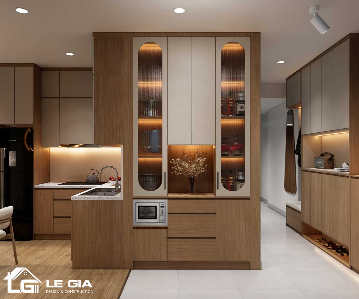 Tara Residence – Thiết kế nội thất phong cách Modern Cozy - phòng bếp